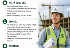 TUYỂN DỤNG KỸ SƯ XÂY DỰNG HIỆN TRƯỜNG